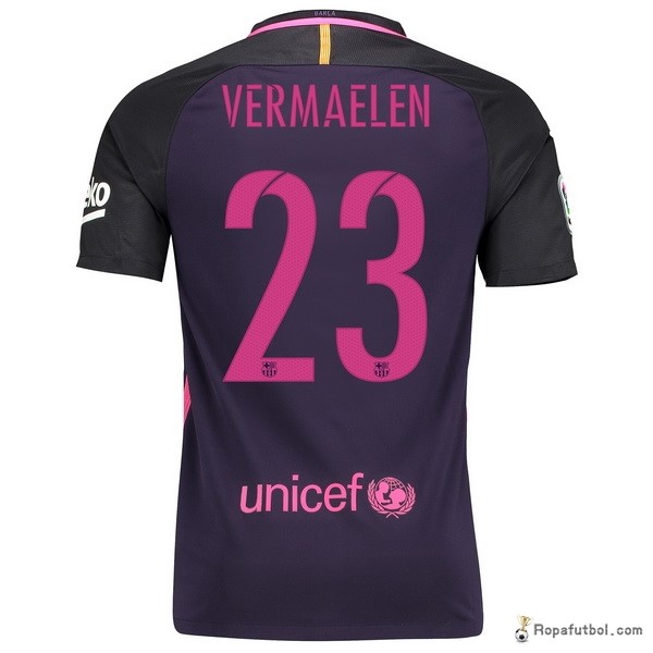 Camiseta Barcelona Replica Segunda Ropa Vermaelen 2016/17 Purpura